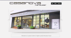 Desktop Screenshot of casanova-menswear.com